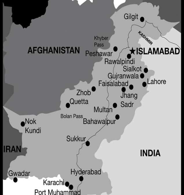 Varley - Map of Pakistan - 2010