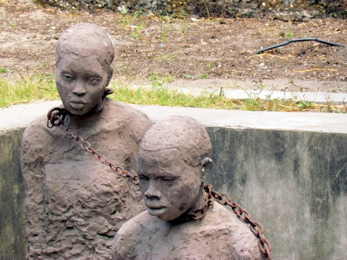 Slavery memorial monument in Zanzibar, Tanzania. Photo by David Berkowitz, CC BY 2.0